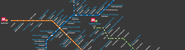 mappe Giulia sotto la metro 2017