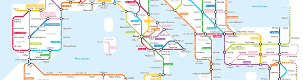 Mappa Metropolitana Impero Romano 2017