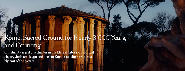 New York Times Roma sacred ground 2023